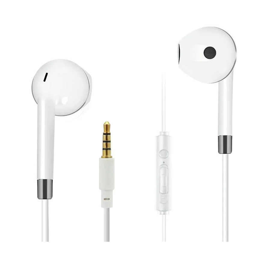 2GO Comfort In-ear Handsfree με Βύσμα 3.5mm Λευκό / Γκρι 2GO Comfort In-ear Handsfree με Βύσμα 3.5mm Λευκό / Γκρι - Image 1