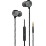 2GO Deluxe In-ear Handsfree με Βύσμα 3.5mm Black / Anthracite