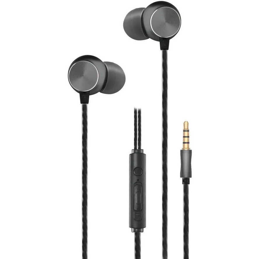 2GO Deluxe In-ear Handsfree με Βύσμα 3.5mm Black / Anthracite 2GO Deluxe In-ear Handsfree με Βύσμα 3.5mm Black / Anthracite - Image 1