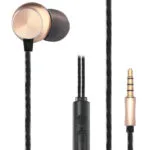 2GO Deluxe In-ear Handsfree με Βύσμα 3.5mm Χρυσό