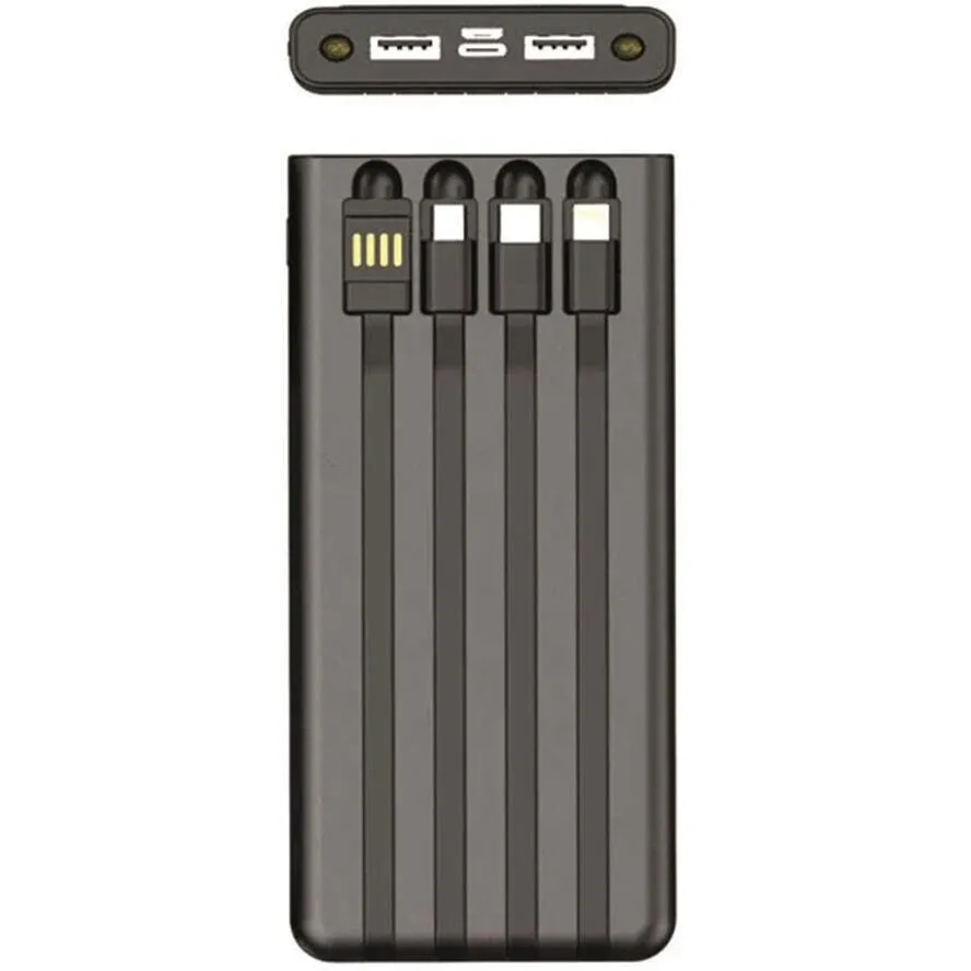 2GO Power Bank 10000mAh με 2 Θύρες USB-A Μαύρο 2GO Power Bank 10000mAh με 2 Θύρες USB-A Μαύρο - Image 1
