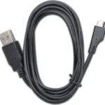 2GO Regular USB 2.0 to micro USB Cable Μαύρο 1m (793878)