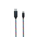 2GO USB 2.0 Cable USB-C male - USB-A Πολύχρωμο 1m 797146