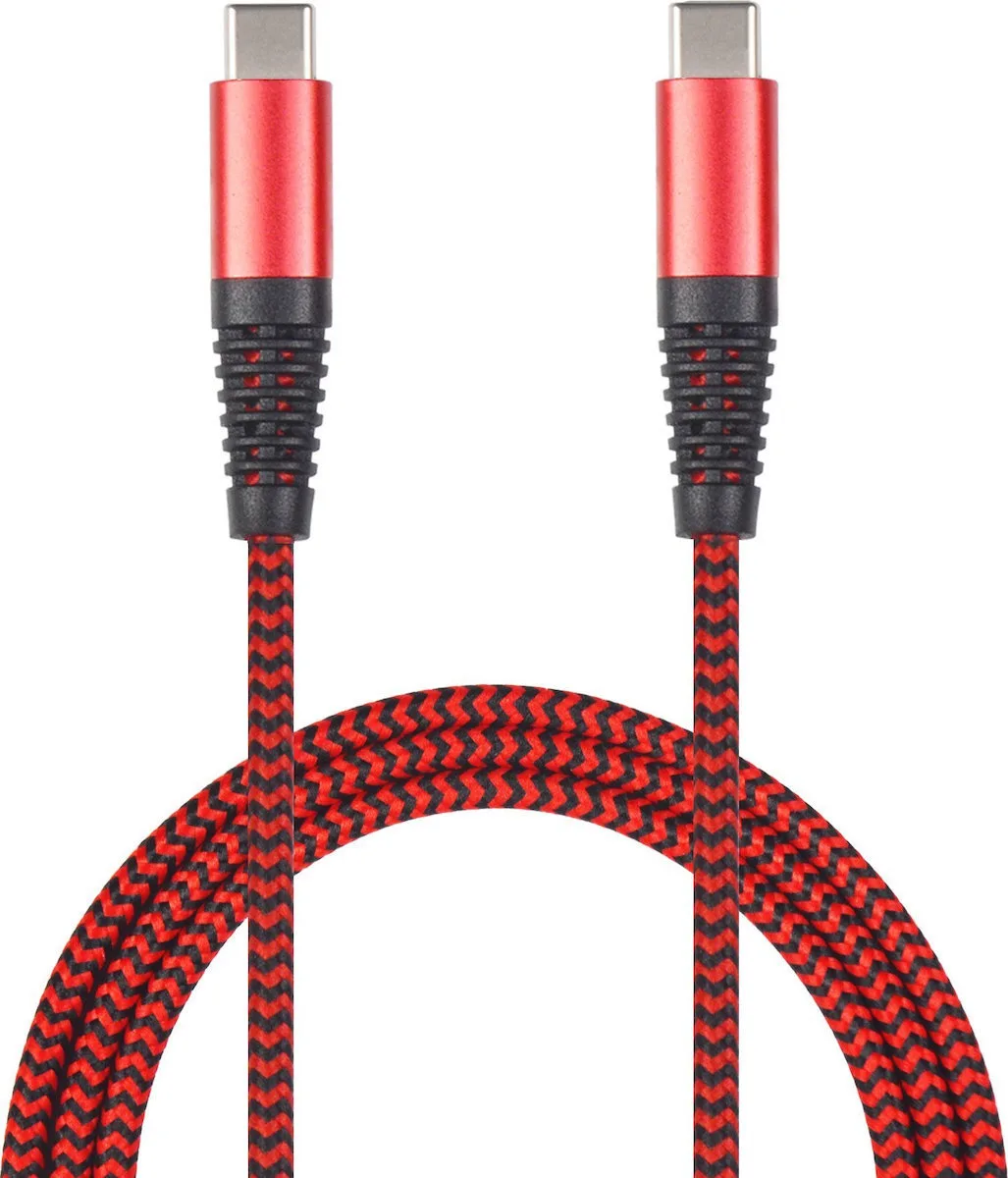 2GO USB 2.0 Cable USB-C male - USB-C Κόκκινο 1m 797195 2GO USB 2.0 Cable USB-C male - USB-C Κόκκινο 1m 797195 - Image 1