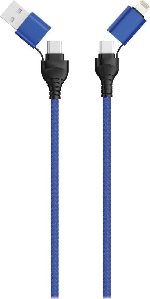 2GO USB to Lightning / Type-C Cable 1.2m (797368) 2GO USB to Lightning / Type-C Cable 1.2m (797368) - Image 1