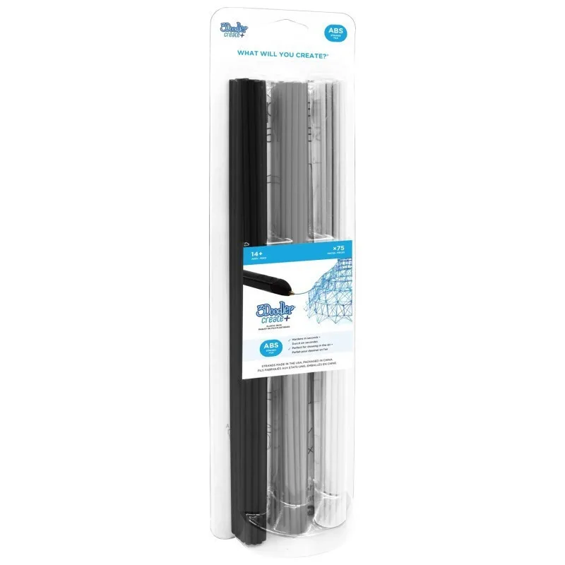 3Doodler ABS 3D Printer Filament 1.75mm Πολύχρωμο 0.002kg AB-MONO-250 250τμχ (Refill) 3Doodler ABS 3D Printer Filament 1.75mm Πολύχρωμο 0.002kg AB-MONO-250 250τμχ (Refill) - Image 1