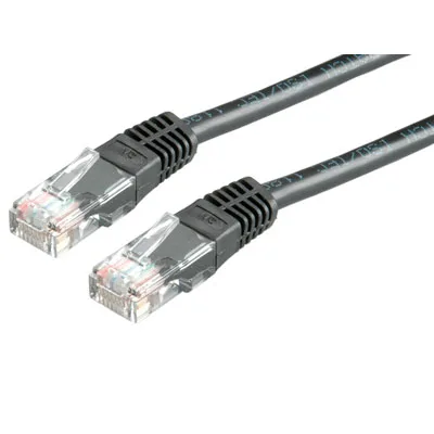 623173-Roline.jpg Roline U/UTP Cat.5e (Gigabit) Καλώδιο Δικτύου Ethernet 3m Μαύρο 21.15.0555 - Image 1