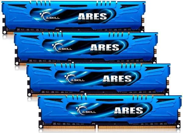 Ares_DDR3_DIMM_Quad.jpg G.Skill Ares DDR3 32GB RAM με 4x8GB Modules και Ταχύτητα 2400 για Desktop F3-2400C11Q-32GAB - Image 1