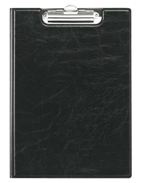 A4 De Luxe Durable Clipboard Durable Black Cover A4 De Luxe Durable Clipboard Durable Black Cover - Image 1