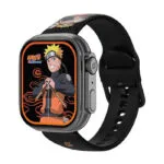 Abyx Fit Touch 5 Smartwatch με Παλμογράφο (Naruto Uzumaki Space Gray)