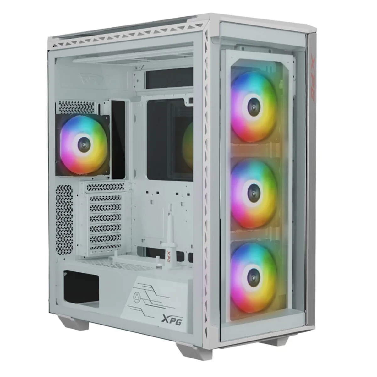 Adata Battlecruiser II Super Gaming Midi Tower Κουτί Υπολογιστή με Πλαϊνό Παράθυρο και RGB Φωτισμό Λευκό Adata Battlecruiser II Super Gaming Midi Tower Κουτί Υπολογιστή με Πλαϊνό Παράθυρο και RGB Φωτισμό Λευκό - Image 1