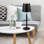 Addliving 3233 Μεταλλικό Πορτατίφ LED με Μαύρο Καπέλο και Βάση 1106102-0023