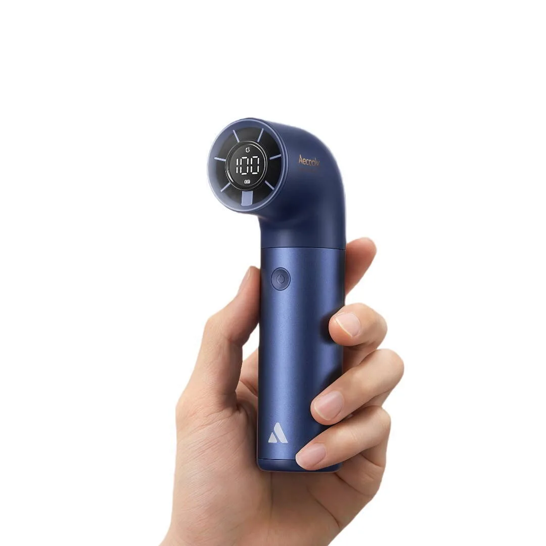 Aecooly Aeroultra Portable Handheld Fan 7 Speeds Max Speed 10m/s Blue Dimensions 150.4x64.6x42mm Aecooly Aeroultra Portable Handheld Fan 7 Speeds Max Speed 10m/s Blue Dimensions 150.4x64.6x42mm - Image 1