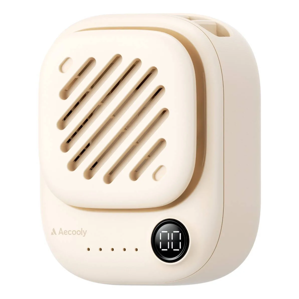 Aecooly Portable Personal Handheld Fan Click 01 Compact Beige 7 M S Usb-c 3 Speeds 10x10x3cm Aecooly Portable Personal Handheld Fan Click 01 Compact Beige 7 M S Usb-c 3 Speeds 10x10x3cm - Image 1