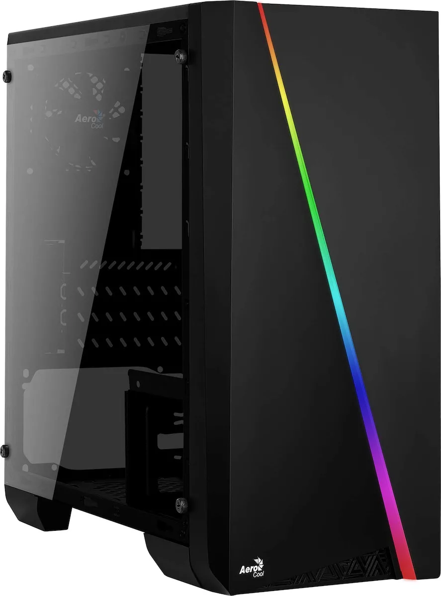 Aerocool Cylon Mini Gaming Mini Tower Κουτί Υπολογιστή με Πλαϊνό Παράθυρο και RGB Φωτισμό Μαύρο Aerocool Cylon Mini Gaming Mini Tower Κουτί Υπολογιστή με Πλαϊνό Παράθυρο και RGB Φωτισμό Μαύρο - Image 1