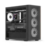 Aerocool D301A V2 Gaming Mini Tower Κουτί Υπολογιστή με Πλαϊνό Παράθυρο και RGB Φωτισμό Μαύρο