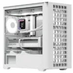 Aerocool D302A Gaming Mini Tower Κουτί Υπολογιστή με Πλαϊνό Παράθυρο Λευκό