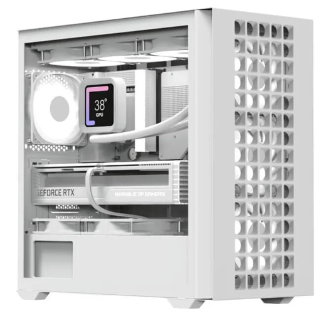 Aerocool D302A Gaming Mini Tower Κουτί Υπολογιστή με Πλαϊνό Παράθυρο Λευκό Aerocool D302A Gaming Mini Tower Κουτί Υπολογιστή με Πλαϊνό Παράθυρο Λευκό - Image 1
