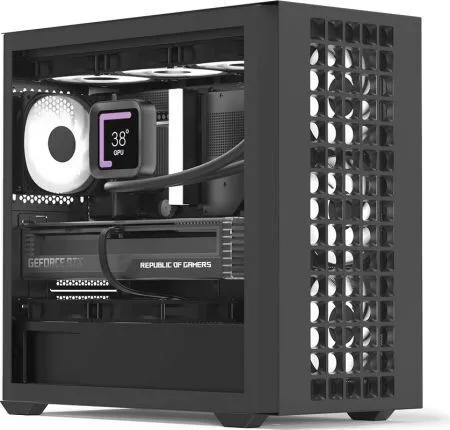 Aerocool D302A Gaming Mini Tower Κουτί Υπολογιστή με RGB Φωτισμό Μαύρο Aerocool D302A Gaming Mini Tower Κουτί Υπολογιστή με RGB Φωτισμό Μαύρο - Image 1