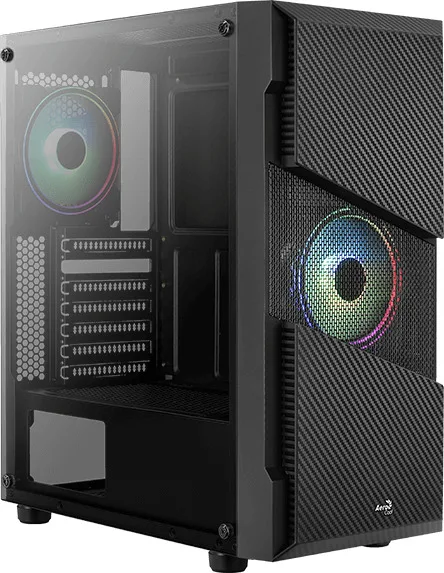 Aerocool Menace Saturn RGB Gaming Midi Tower Κουτί Υπολογιστή με Πλαϊνό Παράθυρο Μαύρο Aerocool Menace Saturn RGB Gaming Midi Tower Κουτί Υπολογιστή με Πλαϊνό Παράθυρο Μαύρο - Image 1