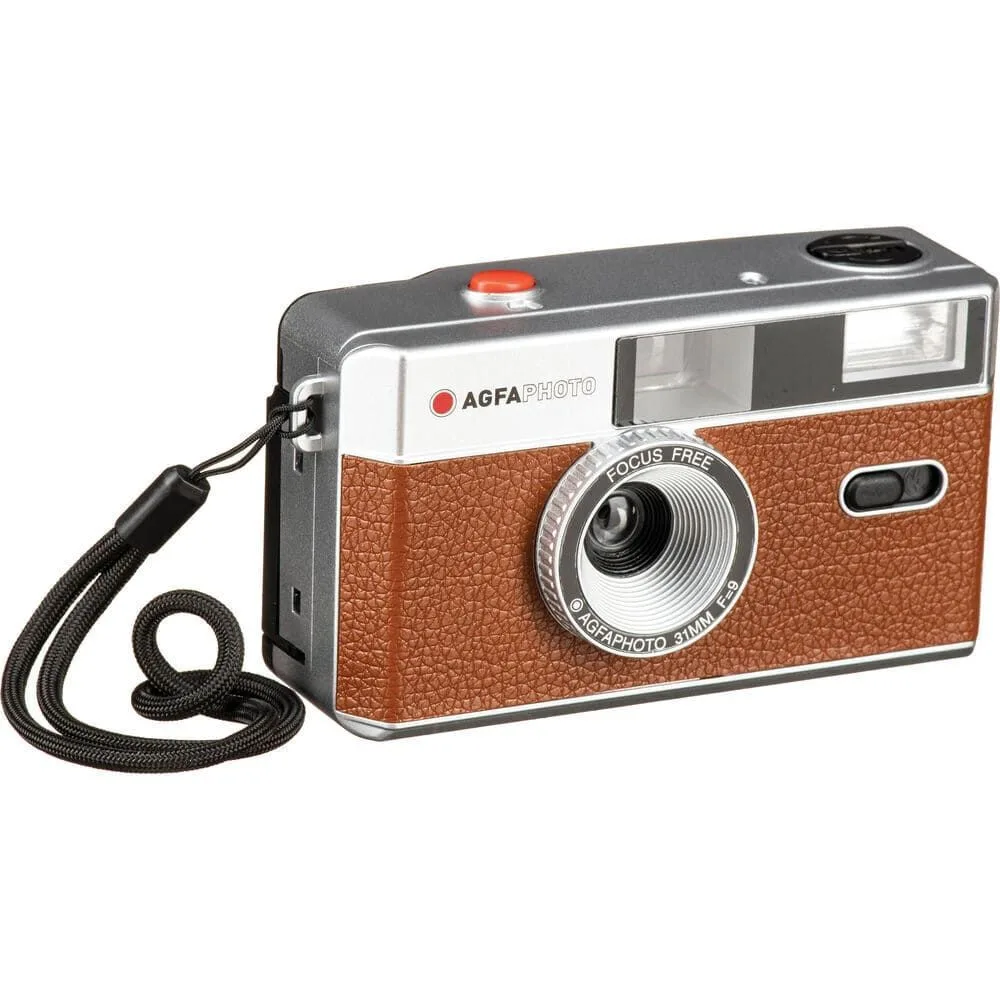 AgfaPhoto Analogue 35mm Φωτογραφική Μηχανή με Film Brown AgfaPhoto Analogue 35mm Φωτογραφική Μηχανή με Film Brown - Image 1