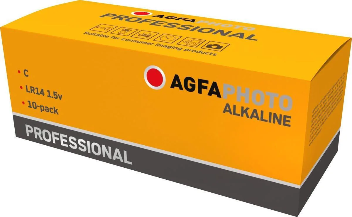 AgfaPhoto Αλκαλικές Μπαταρίες C 1.5V 10τμχ AgfaPhoto Αλκαλικές Μπαταρίες C 1.5V 10τμχ - Image 1