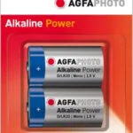 AgfaPhoto Αλκαλικές Μπαταρίες D 1.5V 2τμχ