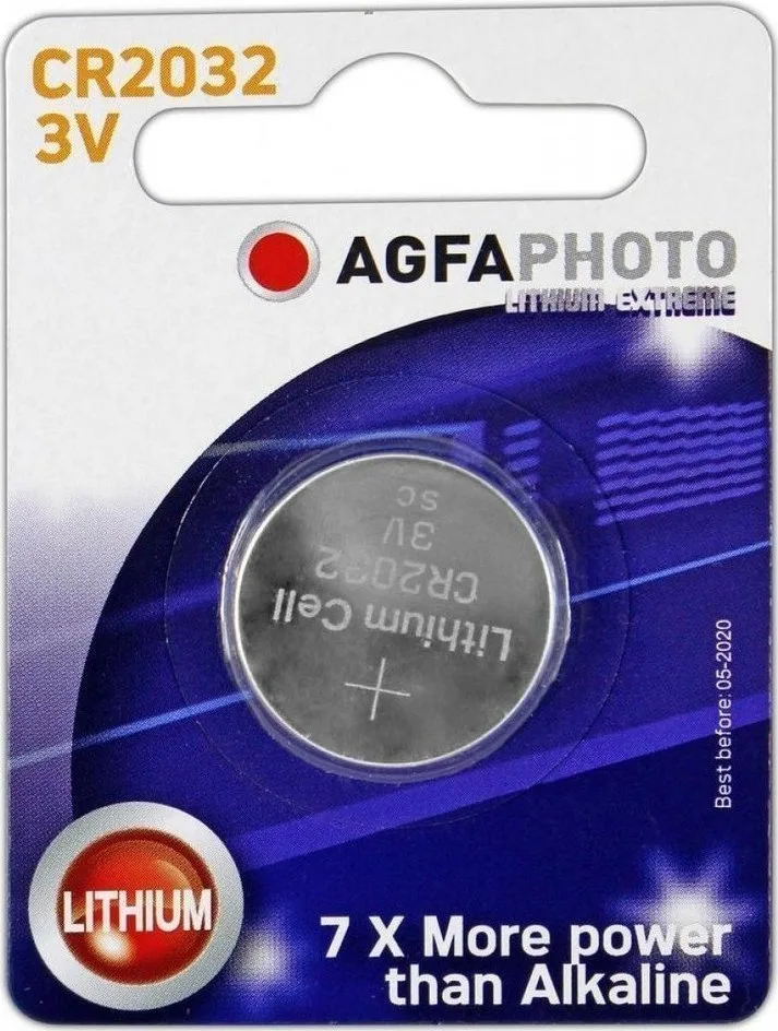 AgfaPhoto Μπαταρία Λιθίου Ρολογιών CR2032 3V 1τμχ AgfaPhoto Μπαταρία Λιθίου Ρολογιών CR2032 3V 1τμχ - Image 1