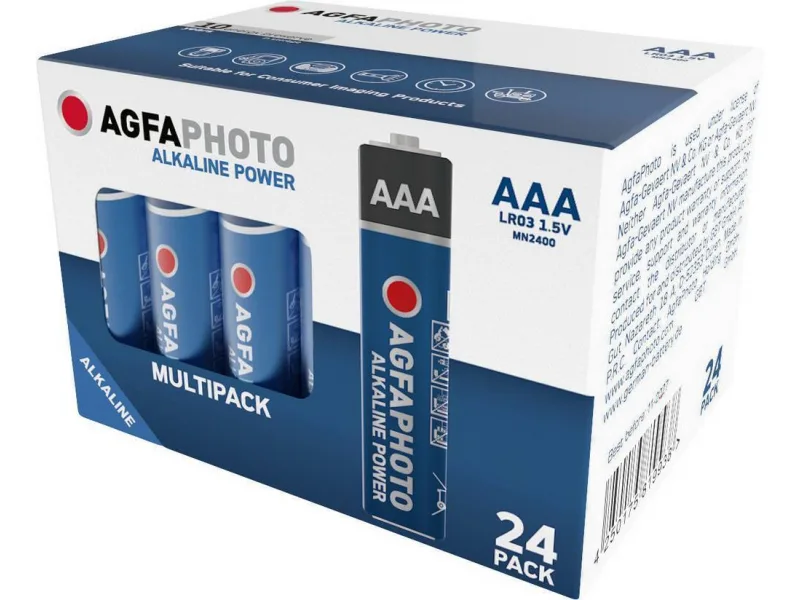 AgfaPhoto Power Αλκαλικές Μπαταρίες AAA 1.5V 24τμχ AgfaPhoto Power Αλκαλικές Μπαταρίες AAA 1.5V 24τμχ - Image 1