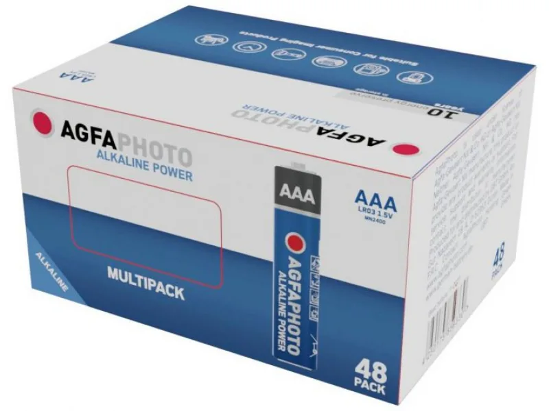 AgfaPhoto Power Αλκαλικές Μπαταρίες AAA 1.5V 48τμχ Battery AgfaPhoto Power Αλκαλικές Μπαταρίες AAA 1.5V 48τμχ Battery - Image 1
