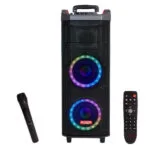 Aiwa Ηχείο Karaoke με Ασύρματο Μικρόφωνο και Εφέ Φωτισμού KBTUS-608 127-01-000074 80W Μαύρο