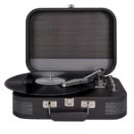 Aiwa VINTAGE VPX-1951-TN Βαλιτσάκι Πικάπ με Belt Drive, Προενίσχυση και Ενσωματωμένα Ηχεία Γκρι