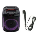 Akai Proffesional Ηχείο Karaoke με Ενσύρματo Μικρόφωνο και Εφέ Φωτισμού ABTS-V20 Μαύρο
