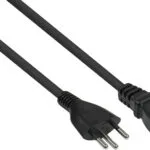Alcasa IEC C13 - IEC C13 Cable 1.8m Μαύρο