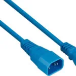 Alcasa IEC C14 - IEC C14 Cable 5m Μπλε