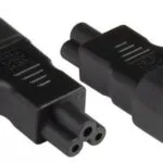 Alcasa IEC C14 / IEC C5 - IEC C14 / IEC C5 Cable 0.11m Μαύρο