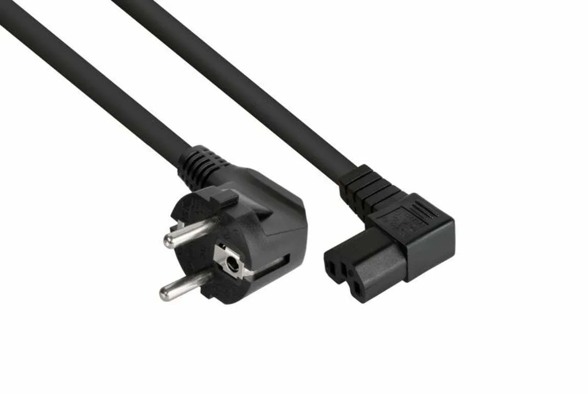 Alcasa IEC C15 - IEC C15 Cable 1.8m Alcasa IEC C15 - IEC C15 Cable 1.8m - Image 1
