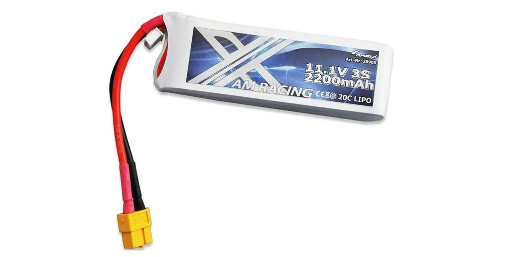 Amewi AMX Racing Μπαταρία Li-Po 11.1V 2200mAh 20C 3S XT60 για Τηλεκατευθυνόμενο Amewi AMX Racing Μπαταρία Li-Po 11.1V 2200mAh 20C 3S XT60 για Τηλεκατευθυνόμενο - Image 1