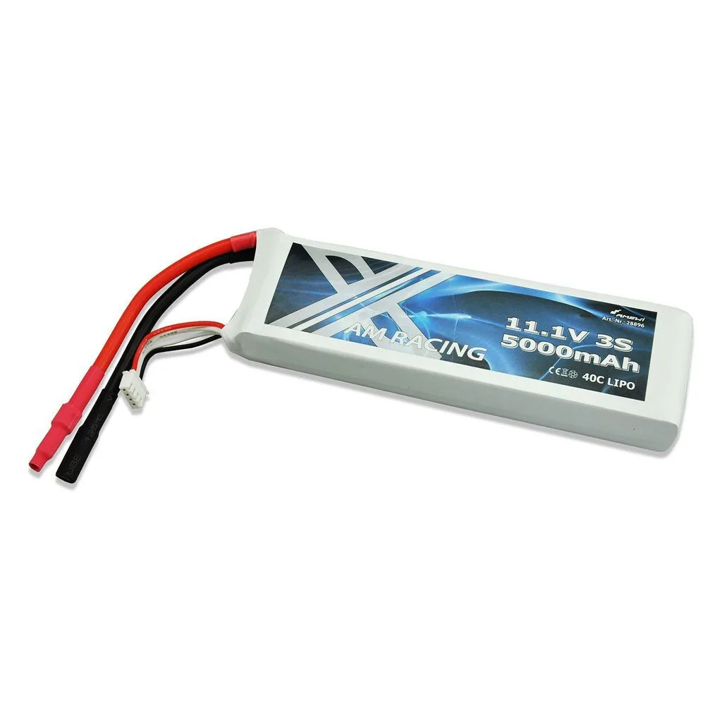Amewi AMX Racing Μπαταρία Li-Po 11.1V 5000mAh 40C 3S T-Plug για Τηλεκατευθυνόμενο 2τμχ Amewi AMX Racing Μπαταρία Li-Po 11.1V 5000mAh 40C 3S T-Plug για Τηλεκατευθυνόμενο 2τμχ - Image 1