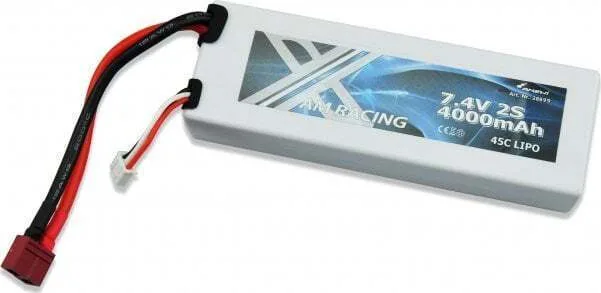 Amewi AMX Racing Μπαταρία Li-Po 7.4V 4000mAh 2S T-Plug για Τηλεκατευθυνόμενο Amewi AMX Racing Μπαταρία Li-Po 7.4V 4000mAh 2S T-Plug για Τηλεκατευθυνόμενο - Image 1