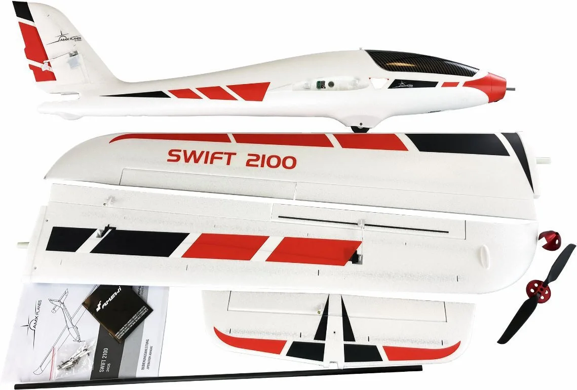 Amewi Amxplanes Swift 2100 Motor Glider Epo Pnp Amewi Amxplanes Swift 2100 Motor Glider Epo Pnp - Image 1