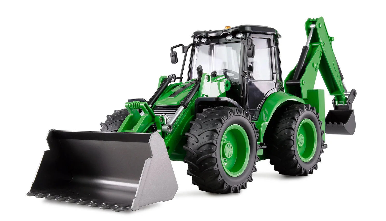 Amewi Backhoe Loader Τηλεκατευθυνόμενος Εκσκαφέας 4WD Πράσινο Amewi Backhoe Loader Τηλεκατευθυνόμενος Εκσκαφέας 4WD Πράσινο - Image 1