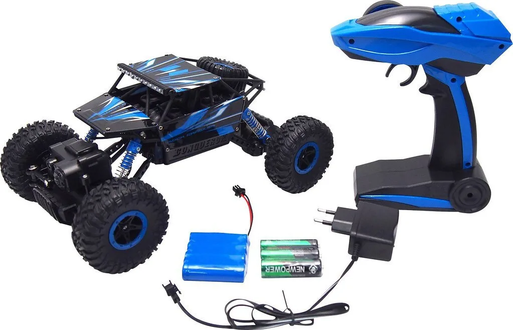 Amewi Conqueror Τηλεκατευθυνόμενο Αυτοκίνητο Crawler 4WD Μπλε Amewi Conqueror Τηλεκατευθυνόμενο Αυτοκίνητο Crawler 4WD Μπλε - Image 1