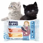 Animal Island Υγρή Τροφή για Ανήλικες Γάτες με Γαλοπούλα και Κουνέλι 12x85gr
