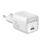 Anker Φορτιστής Χωρίς Καλώδιο GaN με Θύρα USB-C 30W Power Delivery Λευκός (Zolo)