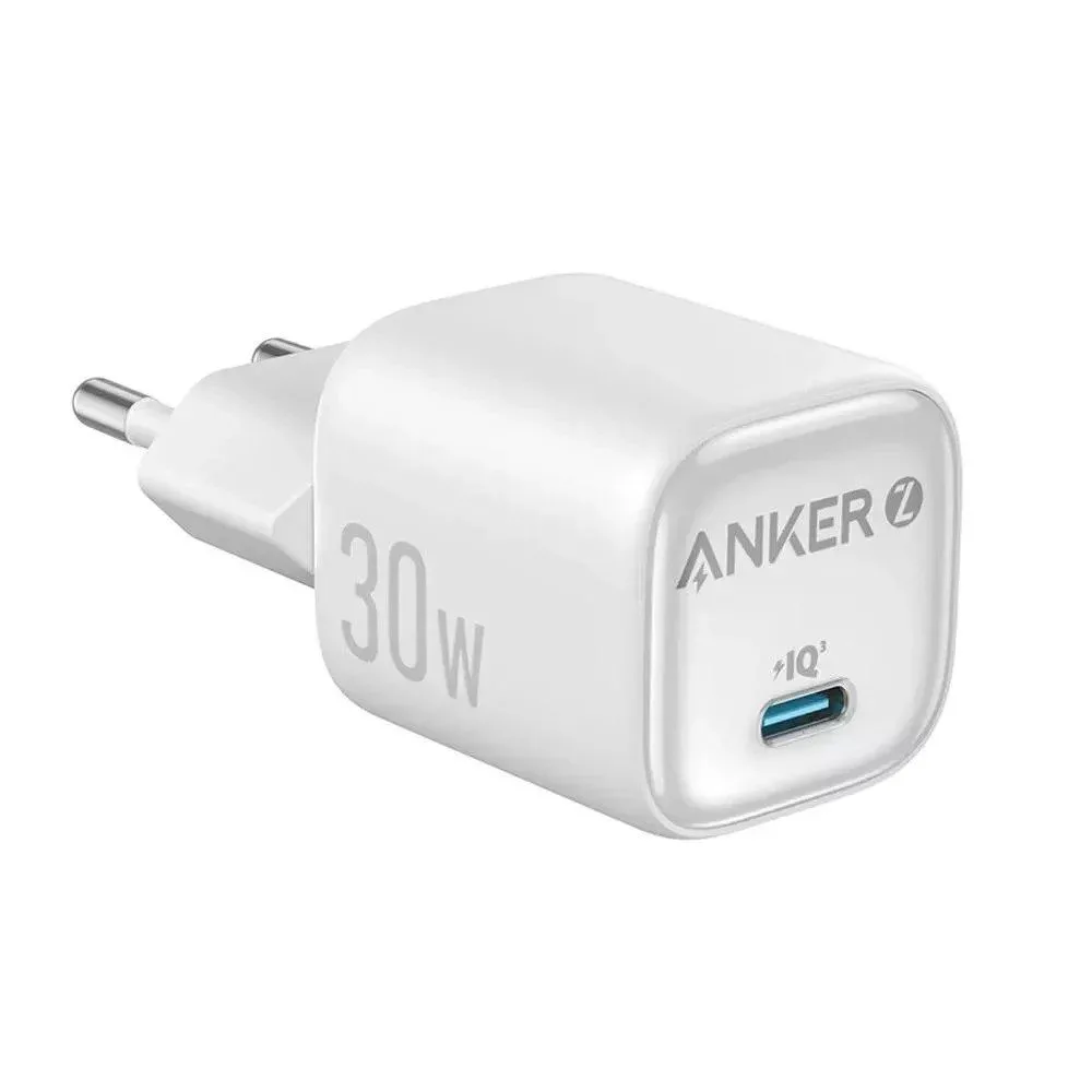 Anker Φορτιστής Χωρίς Καλώδιο GaN με Θύρα USB-C 30W Power Delivery Λευκός (Zolo) Anker Φορτιστής Χωρίς Καλώδιο GaN με Θύρα USB-C 30W Power Delivery Λευκός (Zolo) - Image 1