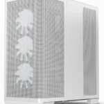 APNX C1-R v1 Gaming Midi Tower Κουτί Υπολογιστή με Πλαϊνό Παράθυρο και RGB Φωτισμό Λευκό