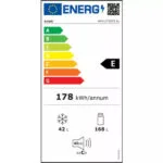 Arielli Ψυγείο Δίπορτο 210lt Υ143xΠ55xΒ55εκ. Inox ARD-275DTE SL