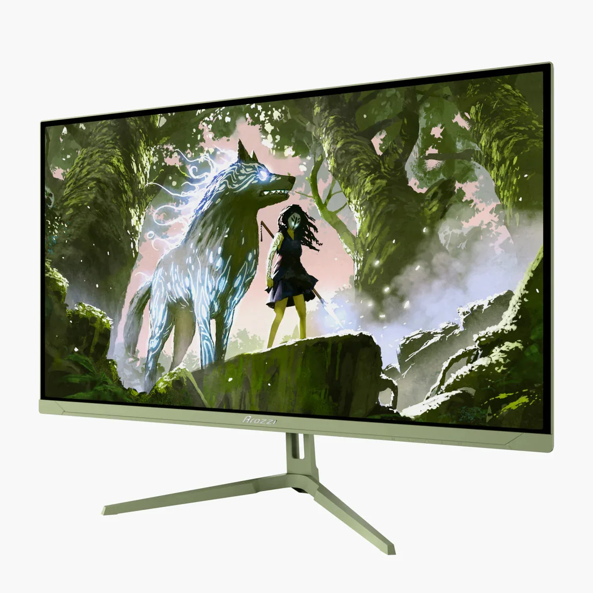 Arozzi Nova IPS Gaming Monitor 27" QHD 2560x1440 180Hz με Χρόνο Απόκρισης 2ms GTG Πράσινο Arozzi Nova IPS Gaming Monitor 27" QHD 2560x1440 180Hz με Χρόνο Απόκρισης 2ms GTG Πράσινο - Image 1