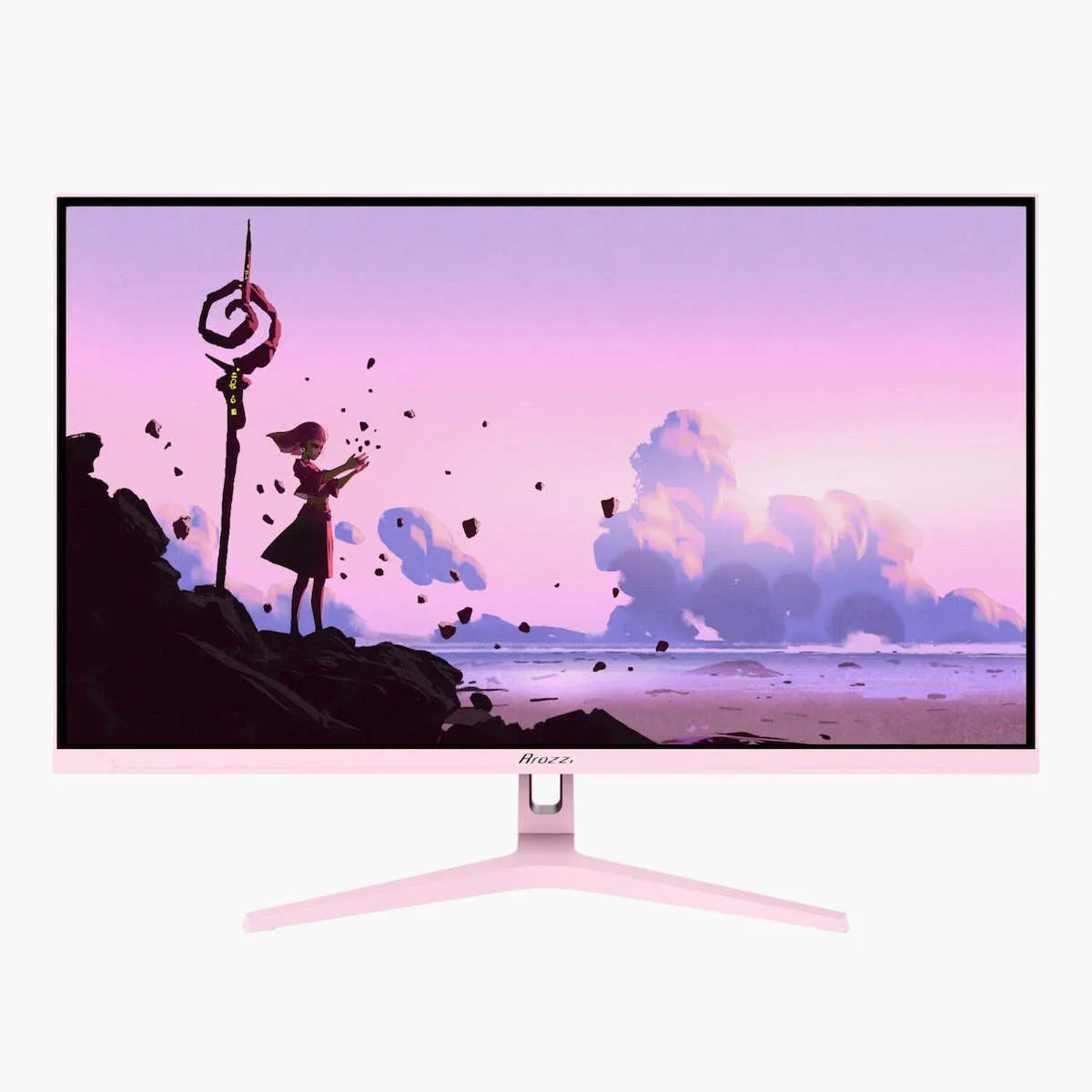 Arozzi NoVa IPS HDR Monitor 31.5" QHD 2560x1440 180Hz με Χρόνο Απόκρισης 2ms GTG Ροζ Arozzi NoVa IPS HDR Monitor 31.5" QHD 2560x1440 180Hz με Χρόνο Απόκρισης 2ms GTG Ροζ - Image 1